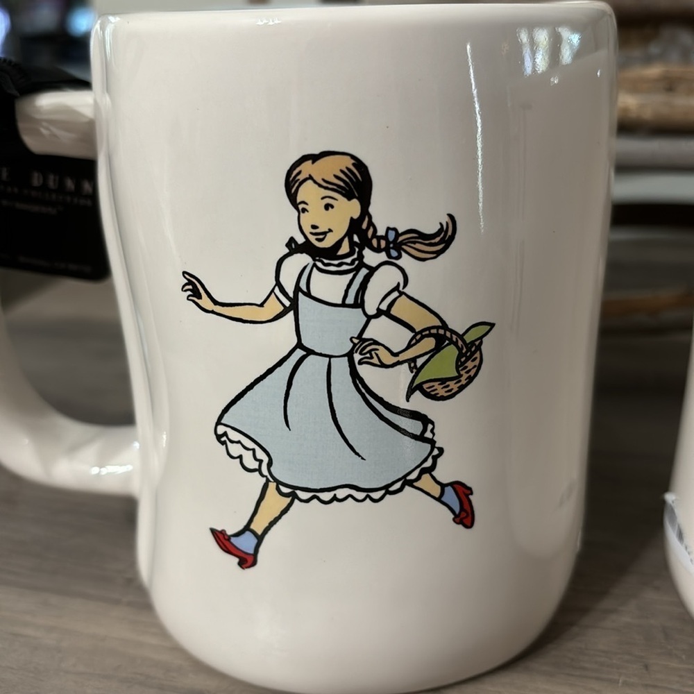NWT RAE DUNN WIZARD OF OZ FOLLOW YOUR PATH AND THERE'S NO PLACE LIKE HOME MUGS - Picture 8 of 9